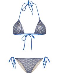 Missoni - Lurex Knitted-overlay Bikini - Lyst