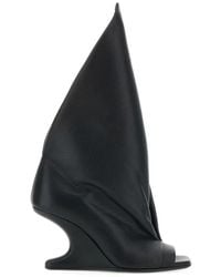 Rick Owens - 'Cantilever' Sandals With Square Open Toe And High Wedge Heel - Lyst