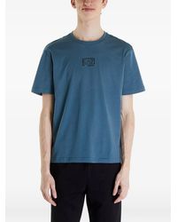 EA7 - Logo-Patch T-Shirt - Lyst