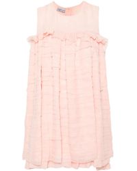 Baruni - Ruffled Mini Dress - Lyst