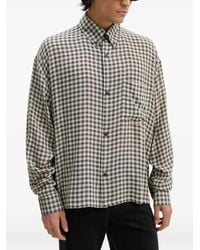 Won Hundred - Checked Chest-Pocket Shirt - Lyst