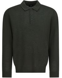 Vince - Polo À Boutonnière - Lyst