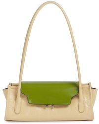 Marni - Cream And Leather Trunkette Bag - Lyst