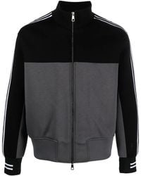 Neil Barrett - Stripe-Detailing Two-Tone Jacket - Lyst