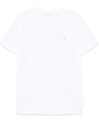 Les Deux - T-Shirt À Logo Brodé - Lyst