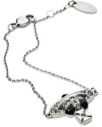 Vivienne Westwood - New Diamante Heart Crystal-Embellished Bracelet - Lyst