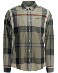 Barbour - Check-Pattern Button-Down Shirt - Lyst