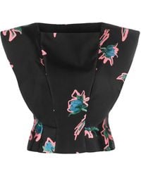 Philosophy Di Lorenzo Serafini - Floral-Print Sleeveless Top - Lyst