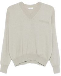 Peserico - Pull Brodées À Col V - Lyst