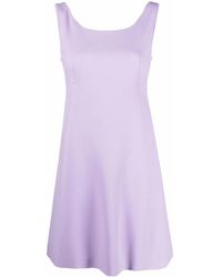 Moschino - Heart-Button Pleated Mini Dress - Lyst