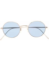 Oliver Peoples - G. Ponti-3 Round Frame Sunglasses - Lyst