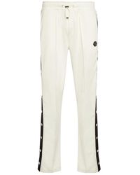 Philipp Plein - Button-Fastening Side-Stripe Track Pants - Lyst