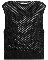 Akep - Top Con Paillettes - Lyst