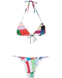Amir Slama - All-Over Graphic-Print Bikini Set - Lyst