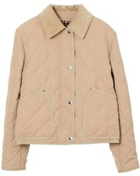 Burberry - Quilted Barn Jacket With Thermoregulation Technology For 'Ss24 Collection - Lyst