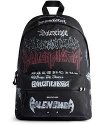 Balenciaga - Explorer Diy Metal Zipped Backpack - Lyst