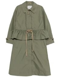 Damson Madder - Myrtle Ruffled Coat - Lyst
