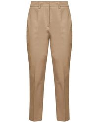 Blanca Vita - Pressed Tapered Trousers - Lyst