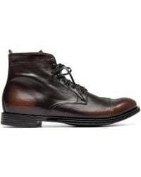 Officine Creative - Mavic 006 Patina Leather Boots - Lyst