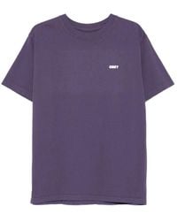 Obey - Crew-Neck Logo T-Shirt - Lyst