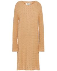 Maison Margiela - Wool Cashmere Knit Midi Dress - Lyst