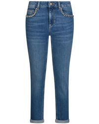 Liu Jo - Jean Skinny À Ourlet Retroussé - Lyst