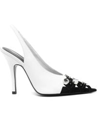 The Attico - Pumps Fiona Con Cinturino Posteriore 105Mm - Lyst