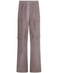 Rick Owens - Cargo-Pocket Drawstring-Waistband Trousers - Lyst