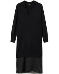 Twinset - Gestricktes Midikleid - Lyst