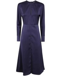 DR. HOPE - Satin Midi Dress - Lyst