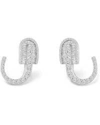 UNION LOS ANGELES - U Huggie Diamond Earrings - Lyst