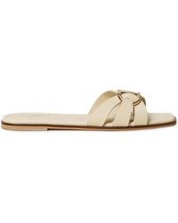 Twinset - Logo-Buckle Slides - Lyst