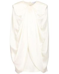 Stella McCartney - Robe Drapée À Coupe Courte - Lyst