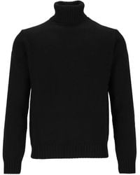 Al Duca d'Aosta - Roll-Neck Wool Sweater - Lyst