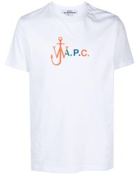 A.P.C. - X JW Anderson T-Shirt mit Logo-Print - Lyst