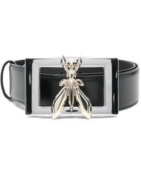 Patrizia Pepe - Fly-Buckle Leather Belt - Lyst