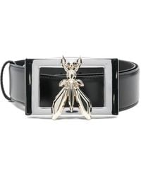 Patrizia Pepe - Leren Riem Met Fly-Gesp - Lyst