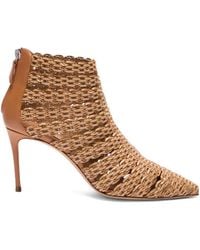Casadei - Point-Toe Heeled Boots - Lyst