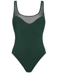 Eres - Bañador Charisme Con Panel De Malla - Lyst
