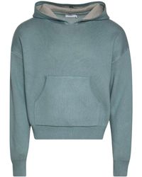 Rhude - Script Logo-Print Knitted Hoodie - Lyst
