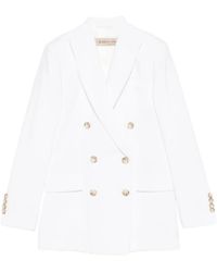 Blanca Vita - Blazer À Boutonnière Croisée - Lyst