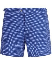 Tom Ford - Polka Dot Nylon Swimsuit With Side Straps - Lyst