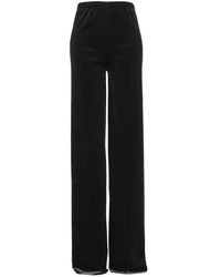 Vetements - Velvet Wide-Leg Trousers - Lyst
