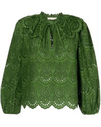 Ulla Johnson - Eula Broderie-anglaise Blouse - Lyst