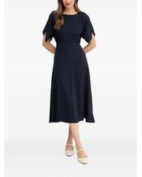 Sandro Ferrone - Vestido midi acampanado - Lyst