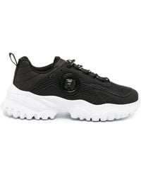 Just Cavalli - Tiger Head-Motif Low-Top Sneakers - Lyst