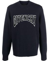 Givenchy - Trui Met Logopatch - Lyst