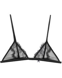 Patrizia Pepe - Lace Triangle Bra - Lyst
