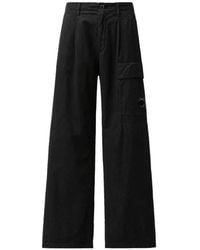 C.P. Company - Micro-Reps Boxy Pleats Cargo Pants - Lyst