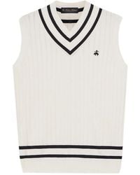 Brooks Brothers - Logo-Embroidered Vest - Lyst